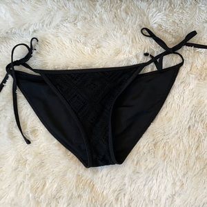 Black Aerie Bikini Bottoms